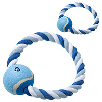 Rope Ring & Ball Pet Toy